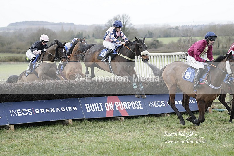 PtP 250223 0130 - Kimblewick Hunt Point-to-Point Kingston Blount 25/02/23