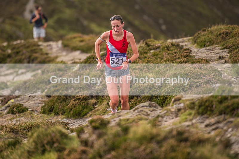 Uphill Only-256 - British Athletics Off Road Running Championships Senior Uphill Only Trial - Skiddaw Friday 15th Augu