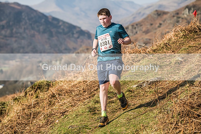Elterwater-368 - Kendal Winter League Elterwater Under 15/17 Fell Races Sunday 9th March 2025