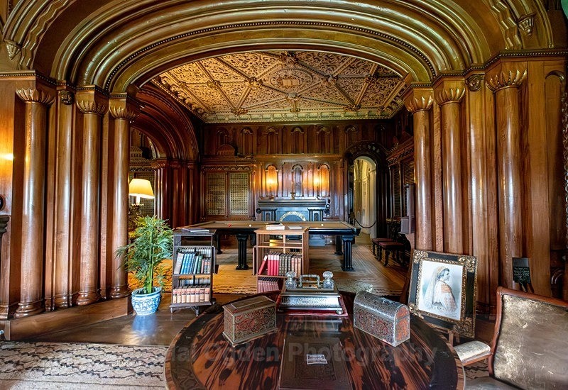 Billiard Room Penrhyn Castle - Britain and the British