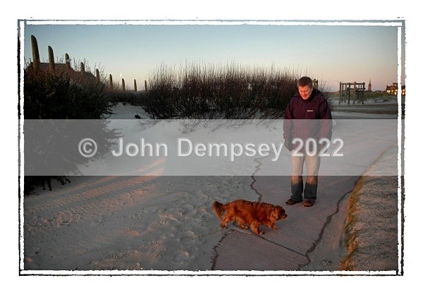 Colin and his dog - Walking the Dog