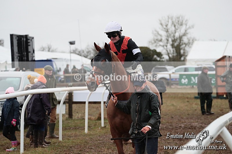 PtP 260125 848 - Cocklebarrow Point-to-Point racing with the Heythrop Hunt 26/01/25