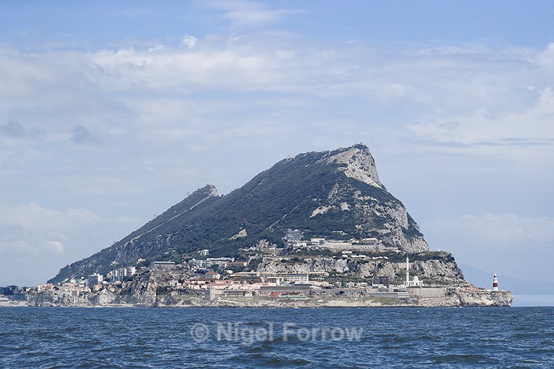 The Rock of Gibraltar from sea - Gibraltar