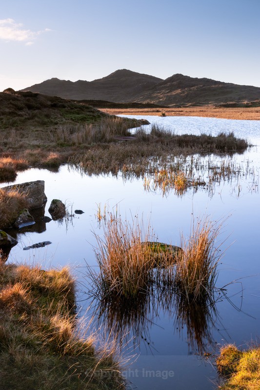 Golden Light - Caw Fell - Distant Hills
