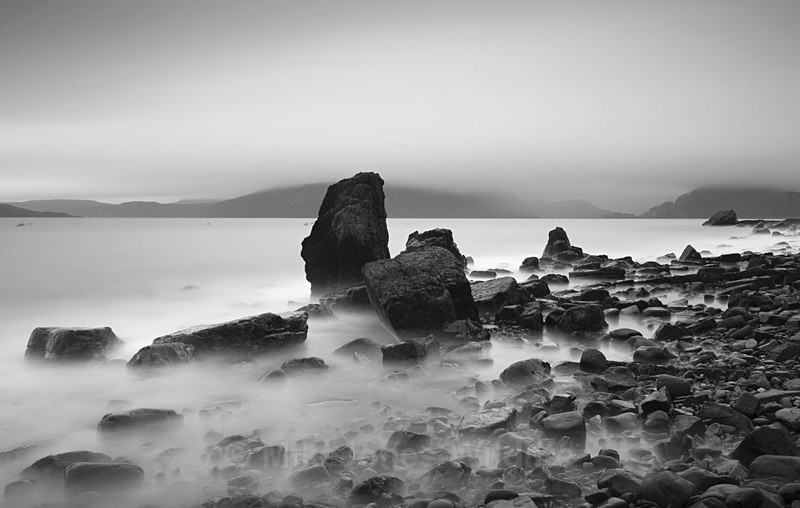 471A7226 ELGOL BEACH BW - SCOTLAND LANDSCAPE PHOTOGRAPHY