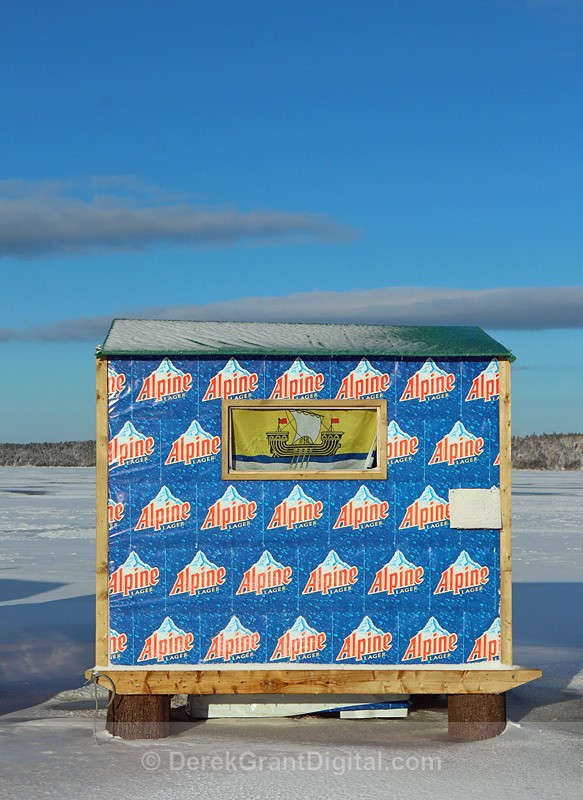 Alpine Chalet Renforth Ice Fishing New Brunswick Canada