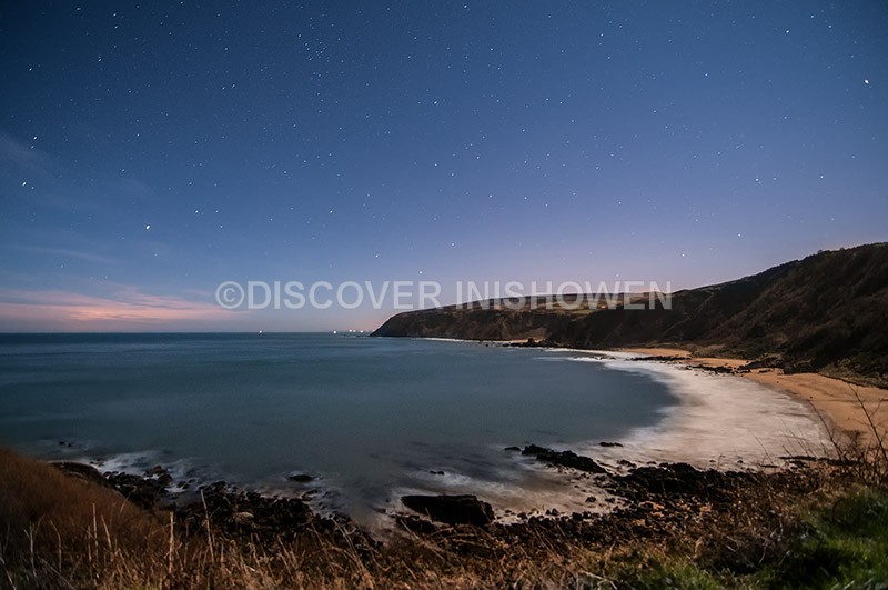 Kinnagoe bay at night - Nature