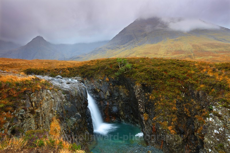 The Fairy pools and the Cuillin Mountains, Isle of Skye. - Scotland