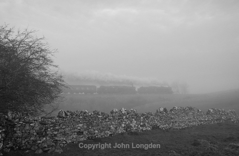 28.1.12 LMS Black 5s 44871 & 45407 Carlisle - Man Vic, Waitby - Waitby