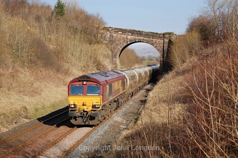 12.3.14 - 66132 6M00 Mossend - Clitheroe, Soulby Rd bridge - Soulby Road Bridge