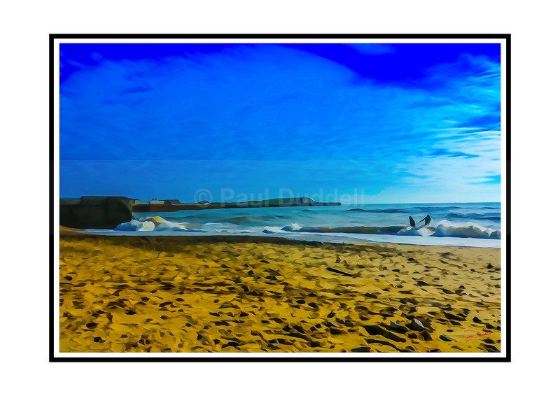 Seaside Serenity, Gorleston-On-Sea Paintings by Paul Duddell, Whispers & Strokes - Artist, Painter, and Photographer