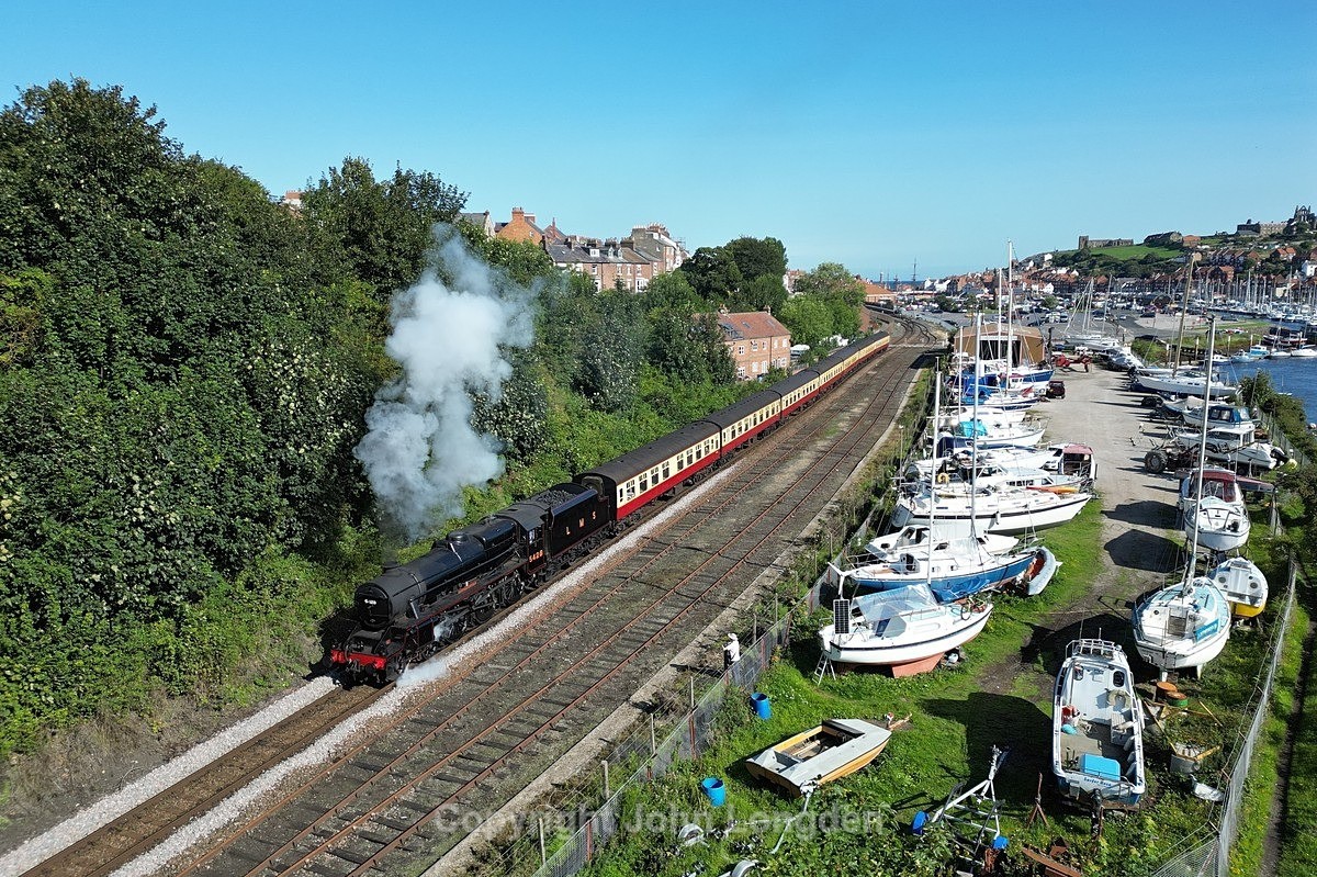 BEST JL - 21.8.23 LMS 'Black 5' 5428 10:00 Whitby - Pickering, Whitby - Elsewhere on the network