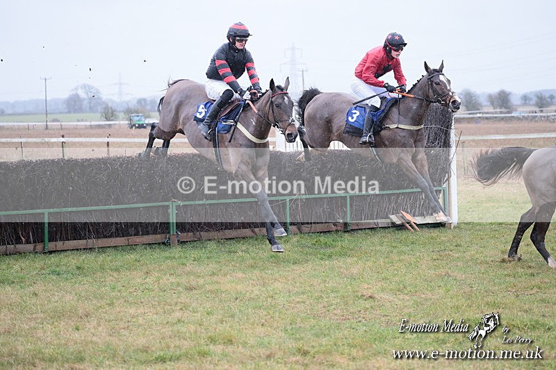 PtP 260125 43 - Cocklebarrow Point-to-Point racing with the Heythrop Hunt 26/01/25