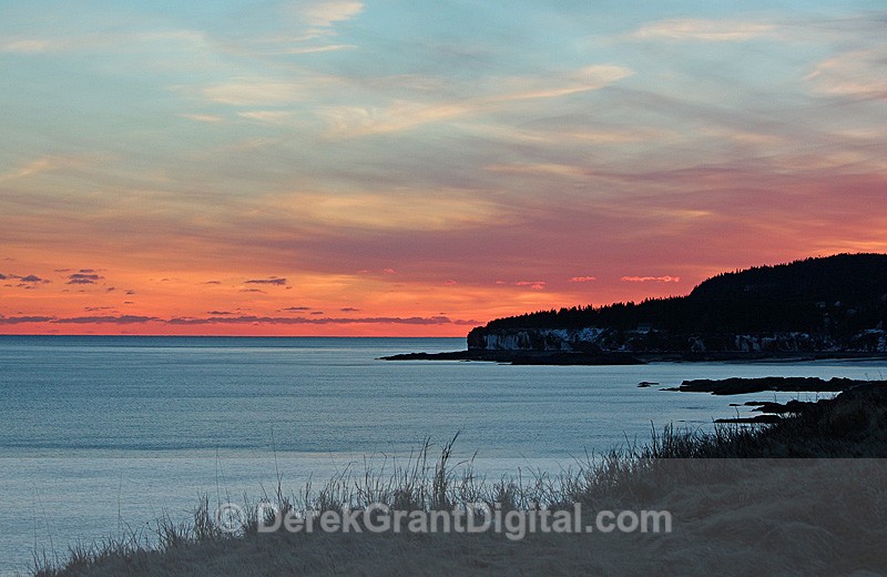 Bay of Fundy Sunset - Sunset/Moonrise