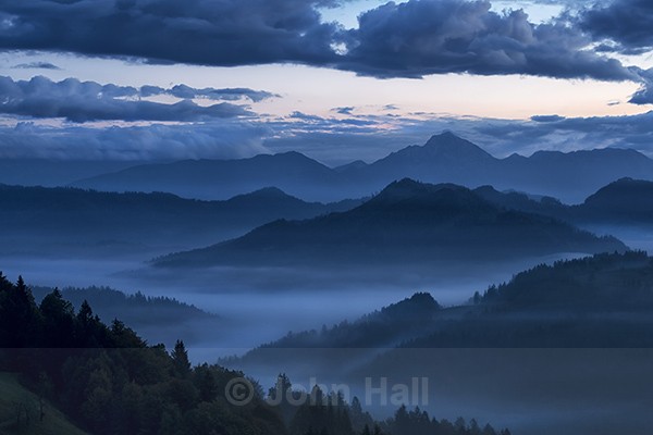 Blue Hour, Julien Alps, Slovenia.