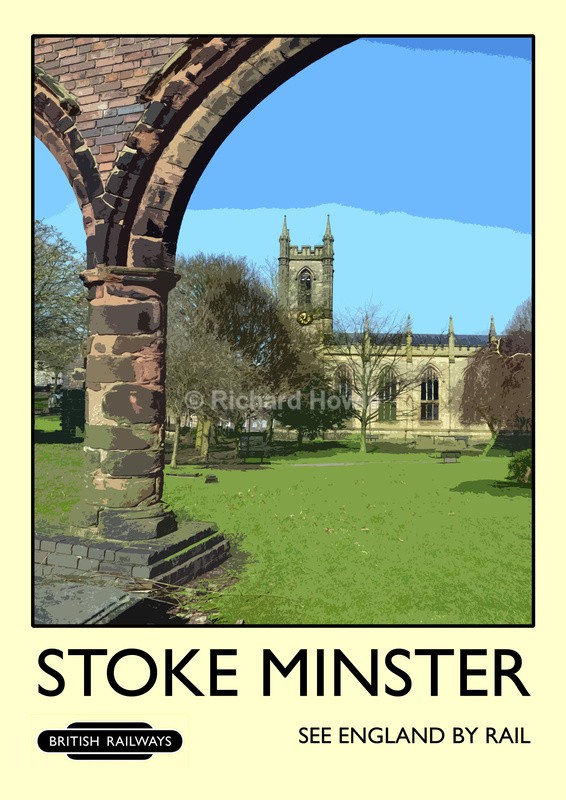 Stoke Minster - Railway Posters