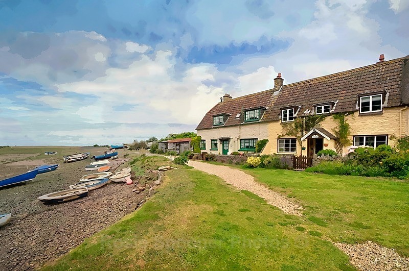 Cottages at Porlock Weir - Somerset
