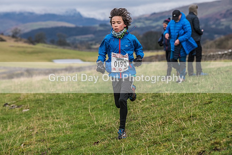 Cunswick U13-161 - Kendal Winter League Cunswick Scar Junior Under 13 Fell Race Sunday 26th January 2025