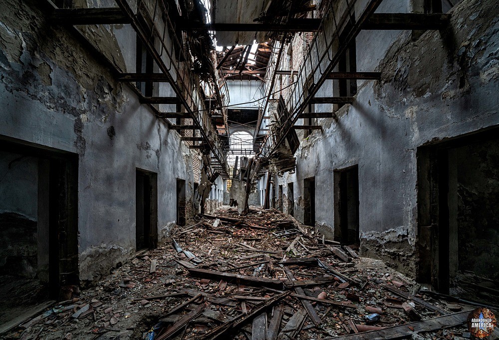 Abandoned Romanian Prison Cell Block