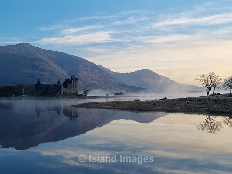 A misty morning at Kilchurn - Kilchurn Castle