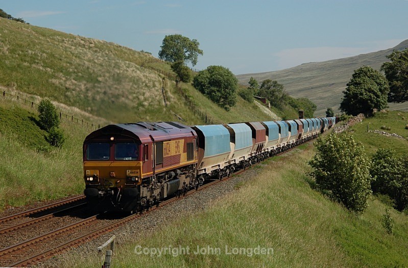 1.7.08 66034 6Z71 Carlisle London Rd - Hunslet (sand trial) Angerholme - Angerholme