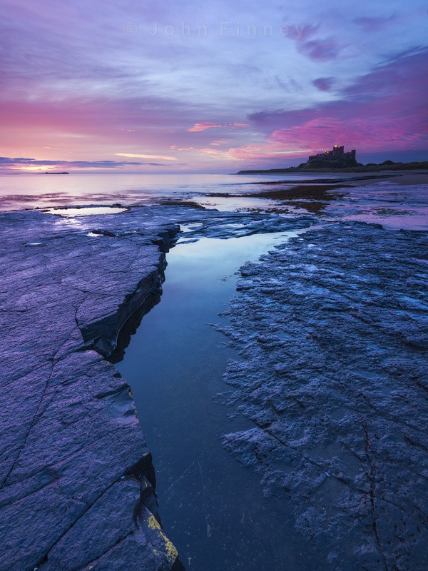 Rocks and a Castle - Northumberland