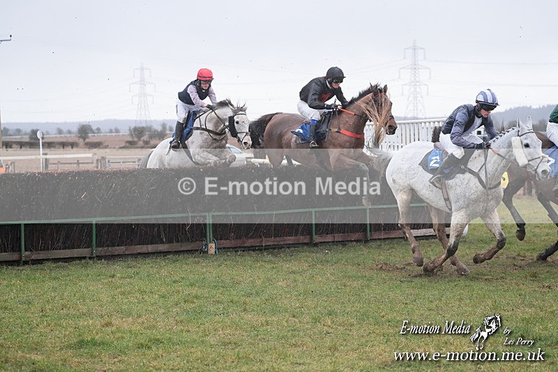 PtP 260125 553 - Cocklebarrow Point-to-Point racing with the Heythrop Hunt 26/01/25
