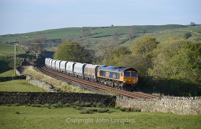 JL - 11.5.17 66736 6M25 Doncaster - Arcow, Helwith Bridge - Helwith Bridge