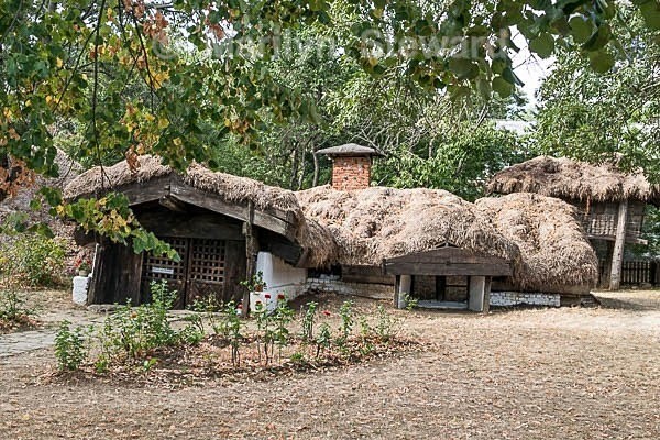 Bucharest, House half underground. - Capitals of Eastern Europe