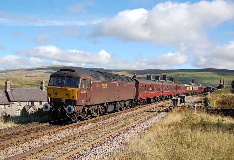 22.9.12 47786 1Z18 Cleethorpes - Edinburgh, Garsdale - Garsdale
