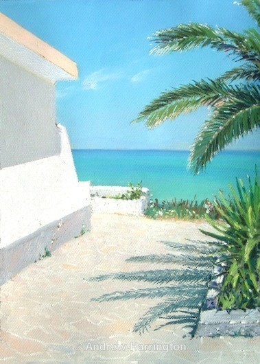 Corfu palm - Paintings 1