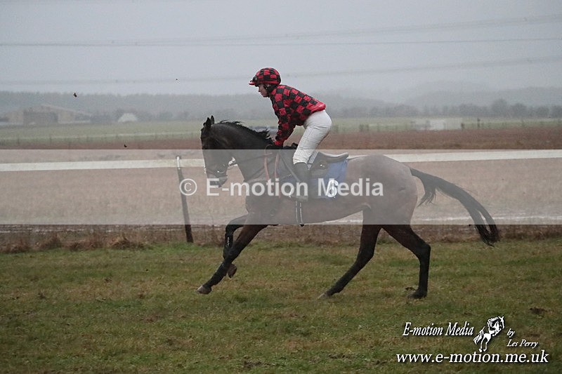 PtP 260125 1220 - Cocklebarrow Point-to-Point racing with the Heythrop Hunt 26/01/25