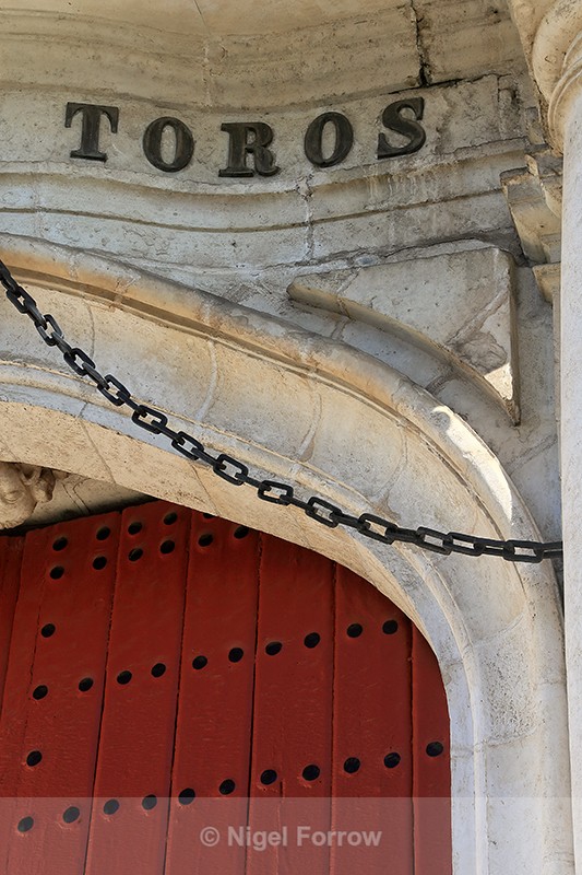 Main Gate detail, Seville Bullring, Spain - Seville, Spain