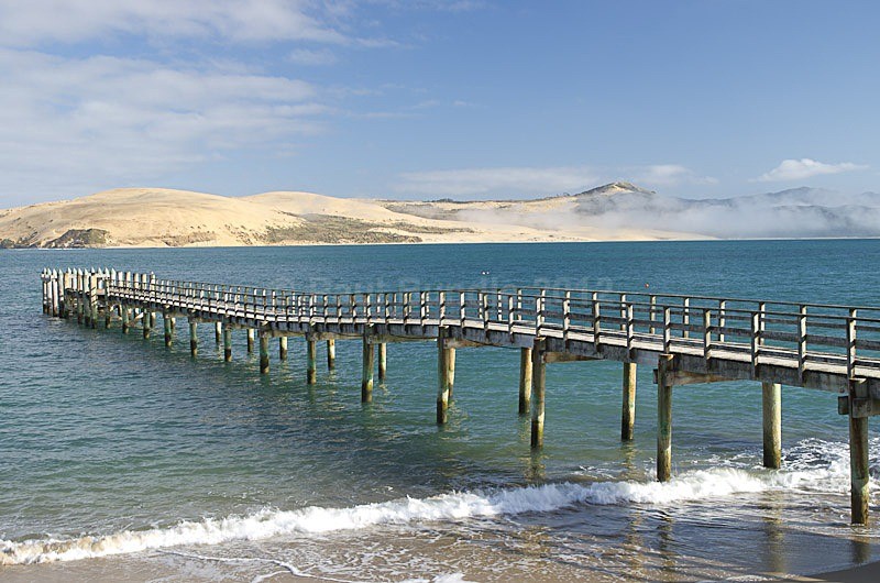 Hokianga Harbour wharf - New Zealand North Island