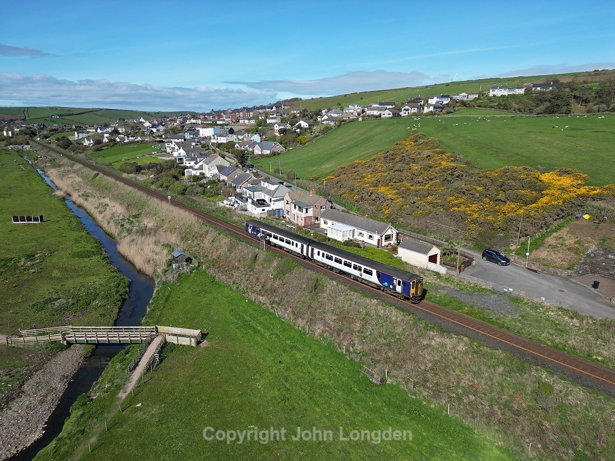 JL - 1.5.23 156443 2C58 14:41 Carlisle - Barrow, St Bees - Cumbrian Coast (north to south)