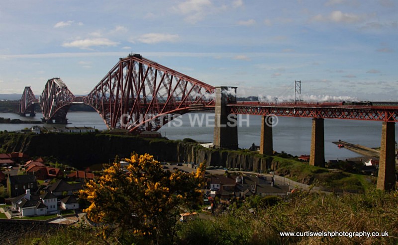 Scots Guardsman over North Queensferry - 17th April 2011 - Curtis Wels - Preserved Railways