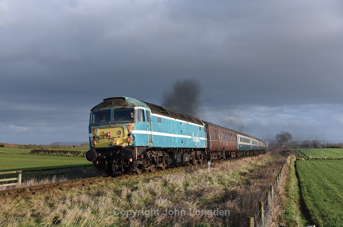 JL - 21.12.24 47714 12:45 Leeming Bar - Leyburn, Crakehall - The wonderful Wensleydale Railway