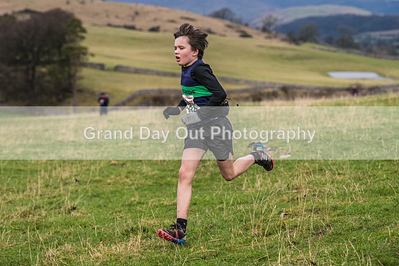 Cunswick U13-115 - Kendal Winter League Cunswick Scar Junior Under 13 Fell Race Sunday 26th January 2025
