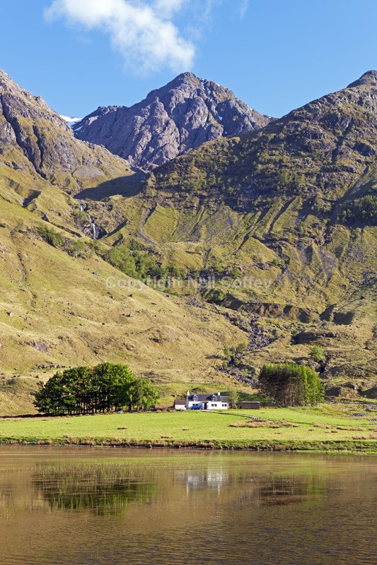 Achnambeithach Cottage, Glen Coe, Highland - Portrait format