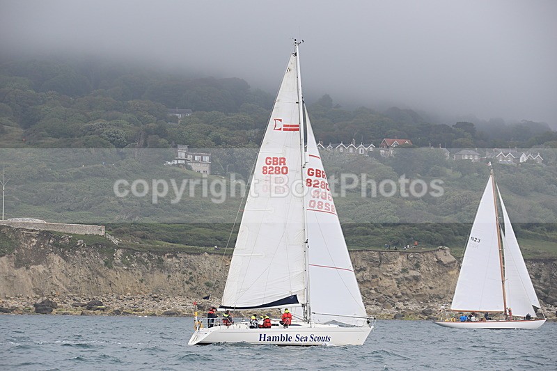 210703 SPIRIT OF MERCURY GBR8280 HAMBLE SEA SCOUTS 1Y3A1106 - ROUND THE ISLAND RACE 2021