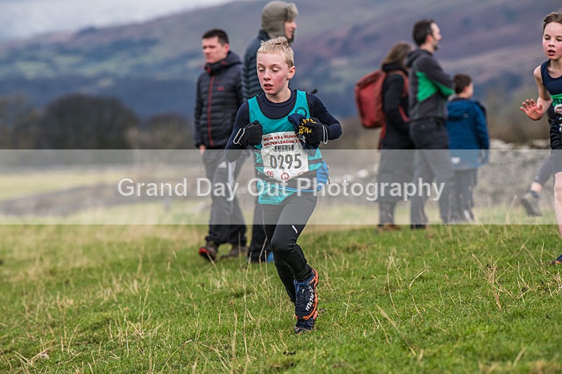 Cunswick U13-124 - Kendal Winter League Cunswick Scar Junior Under 13 Fell Race Sunday 26th January 2025