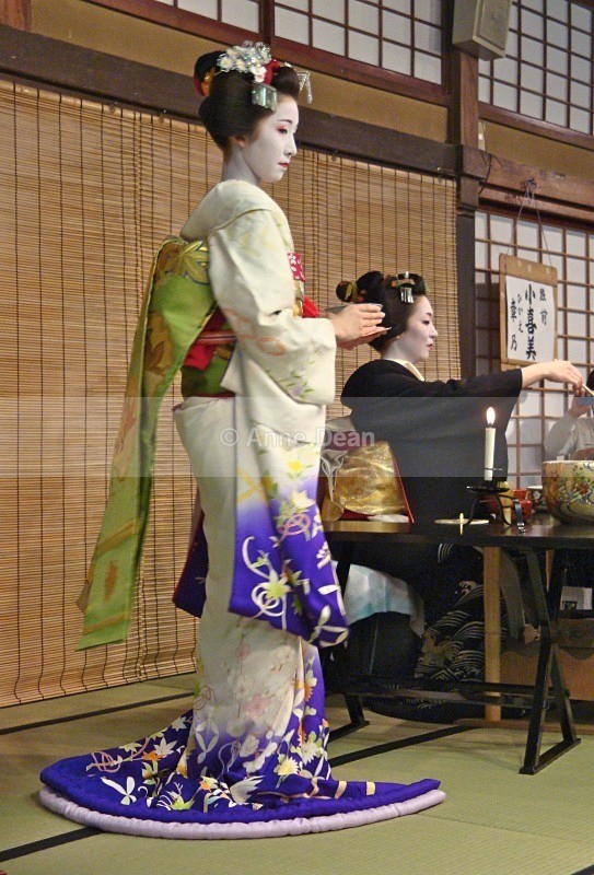 At the tea ceremony - Japan