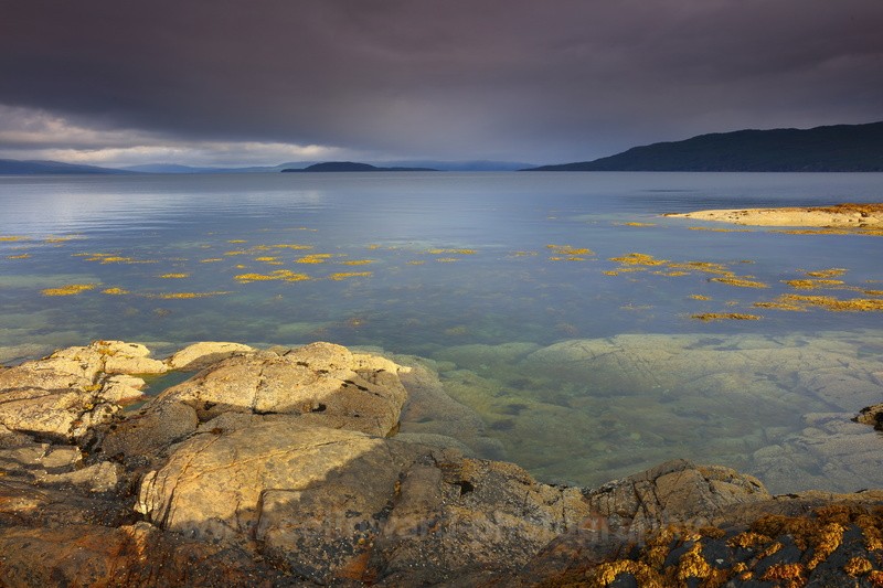 Crowlin Islands and Applecross Peninsula from Duirinish.  ref9055 - Scotland