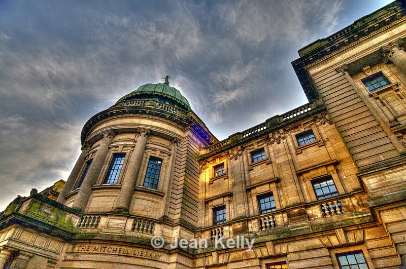 Mitchell Library, Glasgow - 3878_Painterly - HDR effects