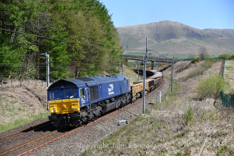 JL - 5.5.17 66304 6K05 Carlisle - Crewe, Beckfoot - West Coast Main Line (north to south)