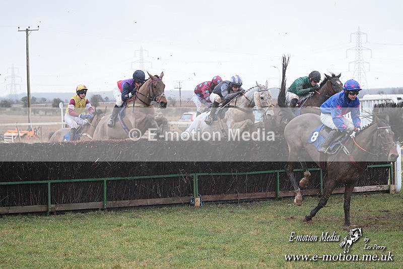 PtP 260125 583 - Cocklebarrow Point-to-Point racing with the Heythrop Hunt 26/01/25