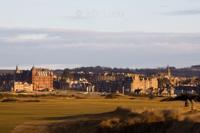 Old Course view from the 14th tee - St Andrews Old Course Hole-by-Hole