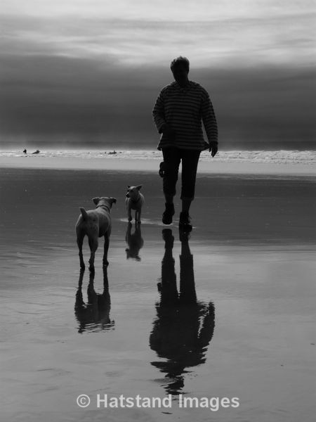Walking on glass - people
