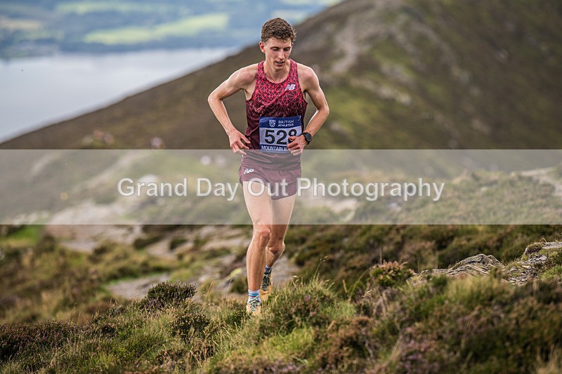 Uphill Only-40 - British Athletics Off Road Running Championships Senior Uphill Only Trial - Skiddaw Friday 15th Augu