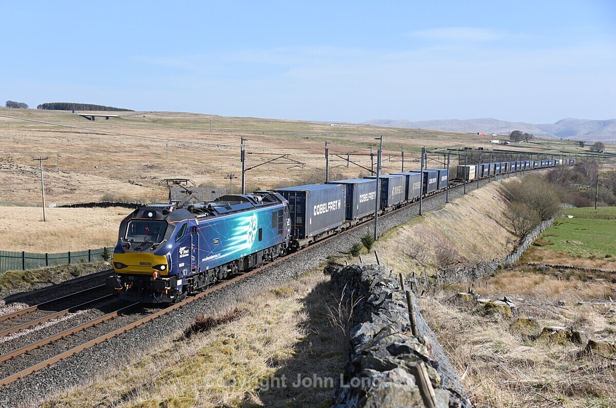 JL - 7.4.20 88009 4S44 Daventry - Mossend, Shap Wells - West Coast Main Line (north to south)